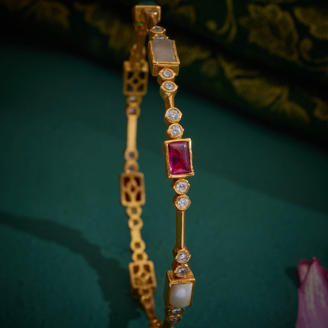 Rectarya Nine Gems Bangles