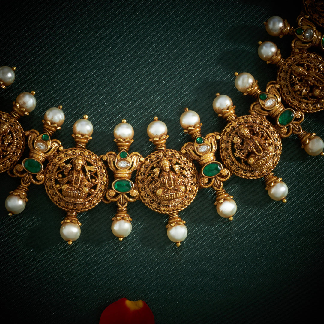 Lakshmi Temple Necklace