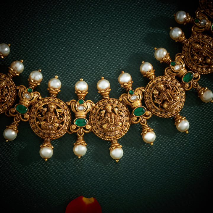 Lakshmi Temple Necklace