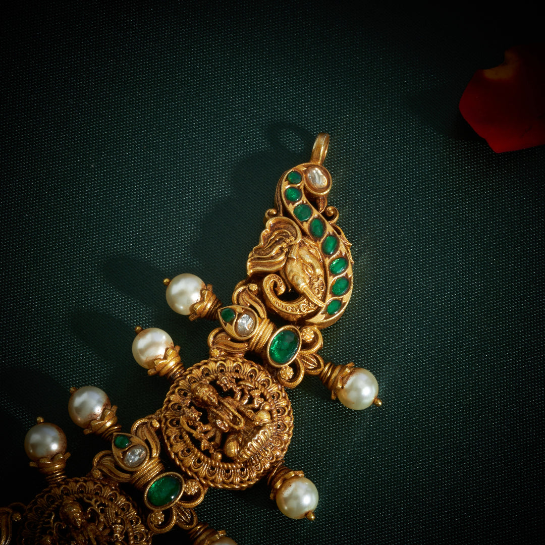 Lakshmi Temple Necklace