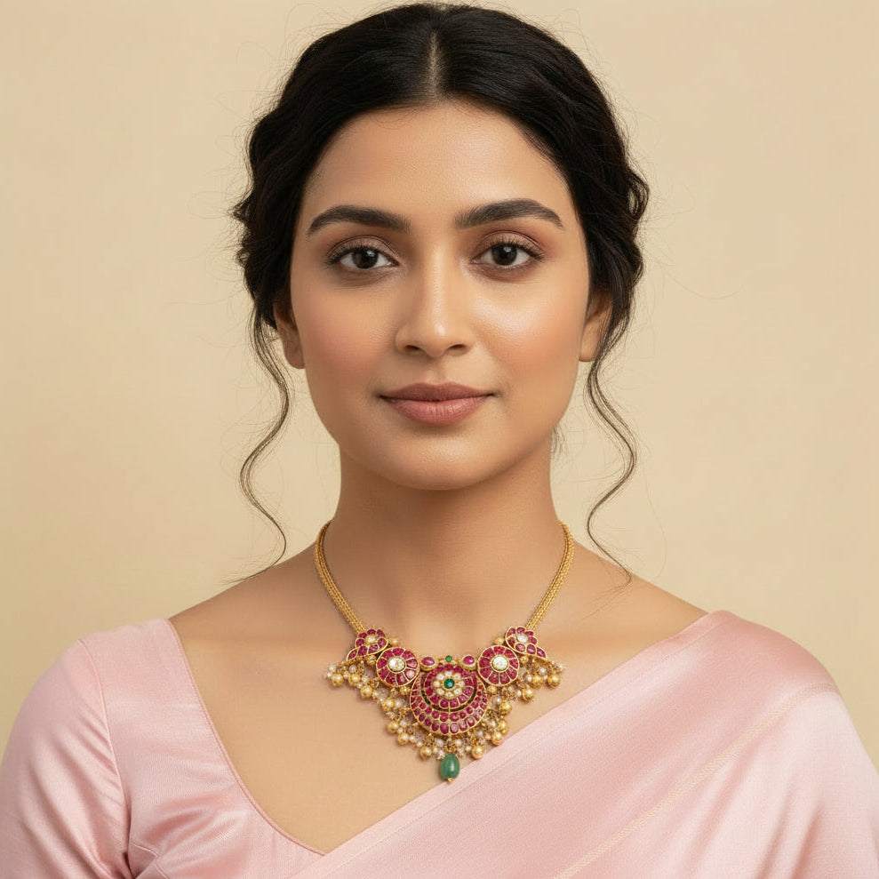 Kamalini Kundan Necklace