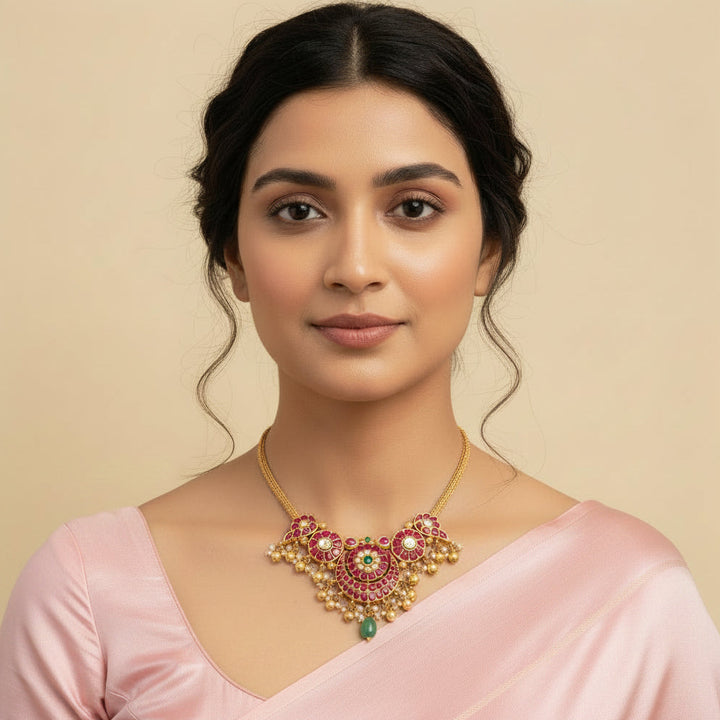 Kamalini Kundan Necklace
