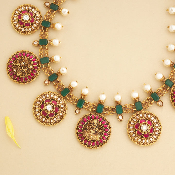 Temple Bottu Necklace