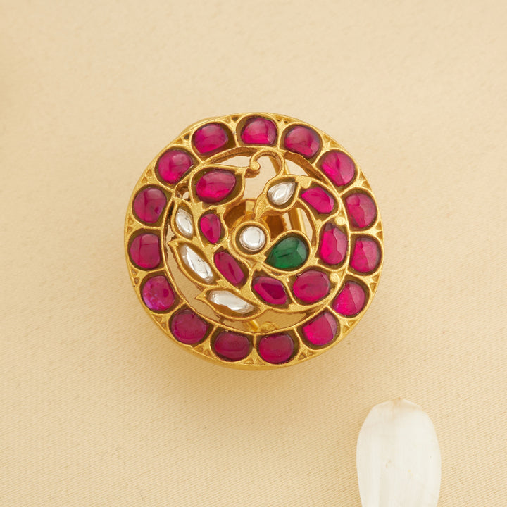 Mayurika Kundan Studs
