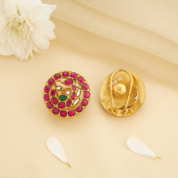 Mayurika Kundan Studs