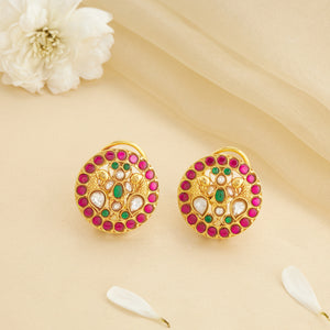 Dwi Mayur Kundan Studs