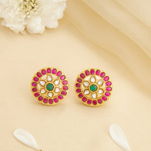 Kusumita Kundan Studs