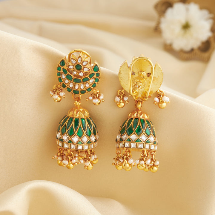 Haara-Pushpa Kundan Jhumka