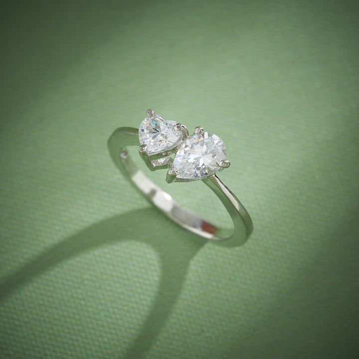 Pear-Heart Ring