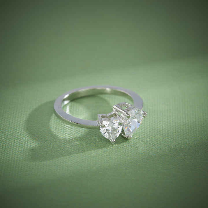 Pear-Heart Ring
