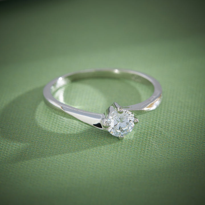 Opaline Curve Ring