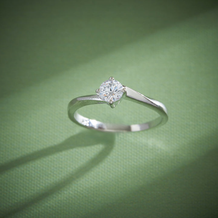 Opaline Curve Ring