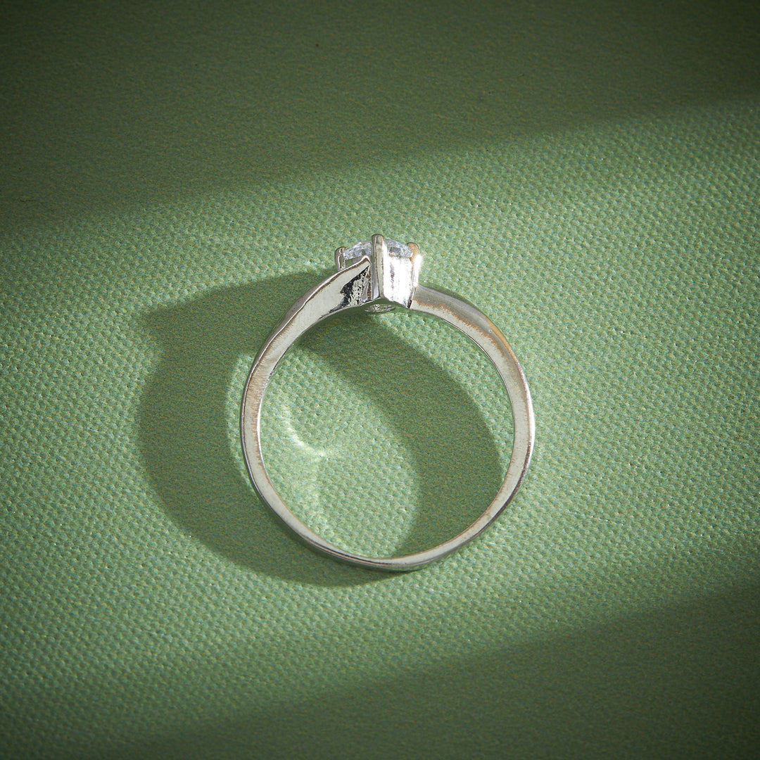 Opaline Curve Ring