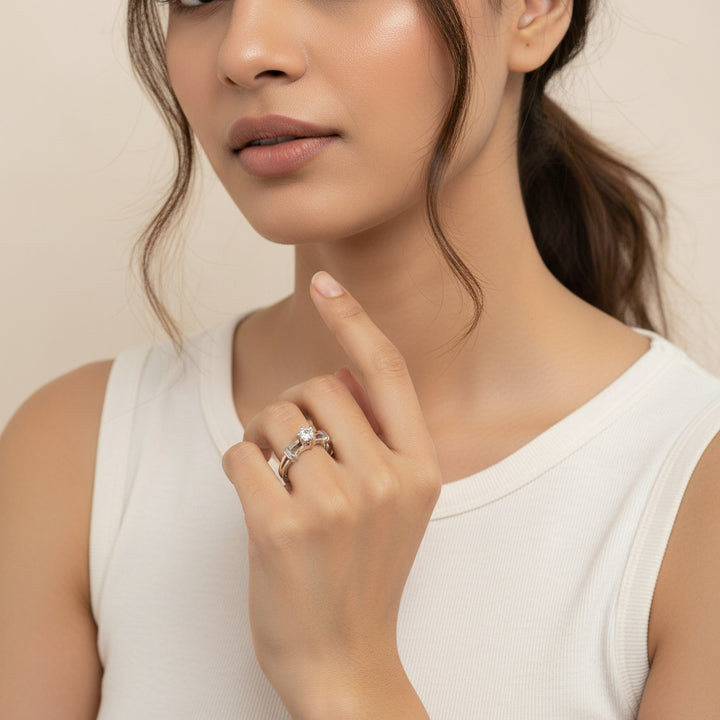Bliss Band CZ Ring