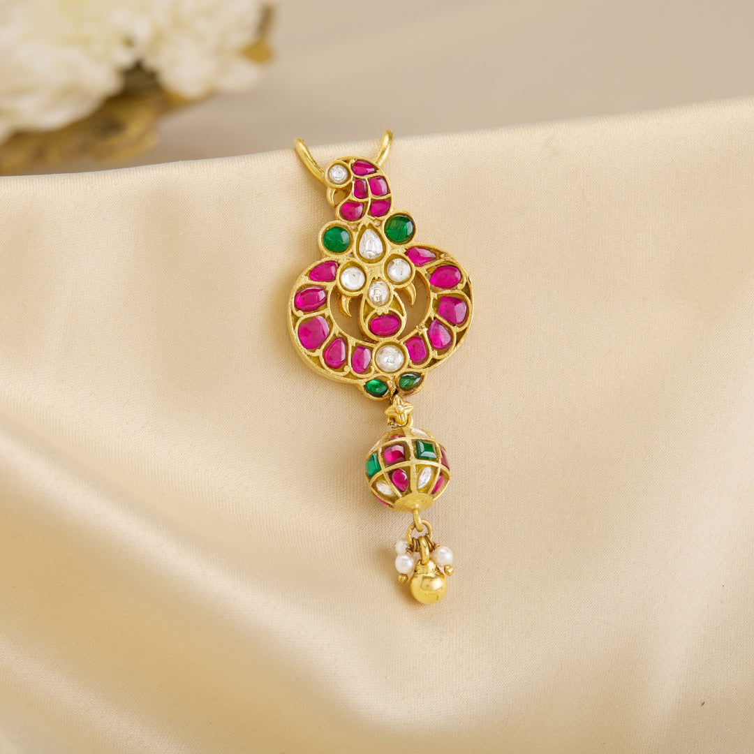 Mayuraj Kundan Hair Brooch