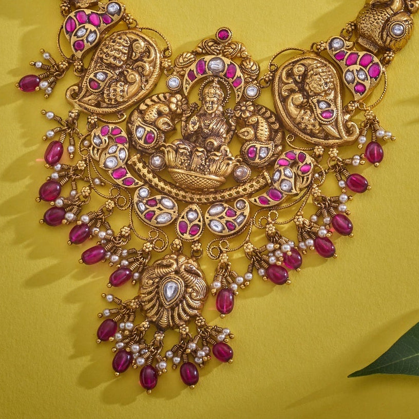 Architha Lakshmi Jadau Necklace