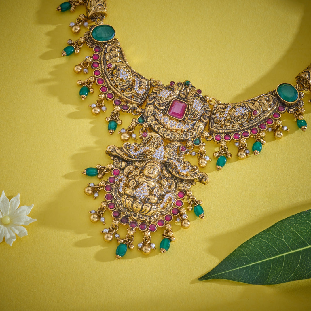 Tharuni Lakshmi Lotus Necklace