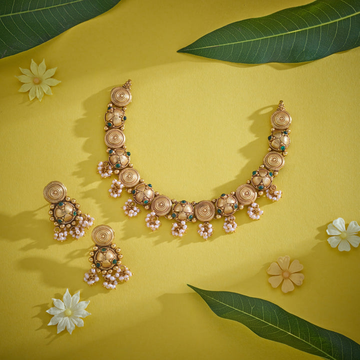 Neelira Nakshi Necklace Set