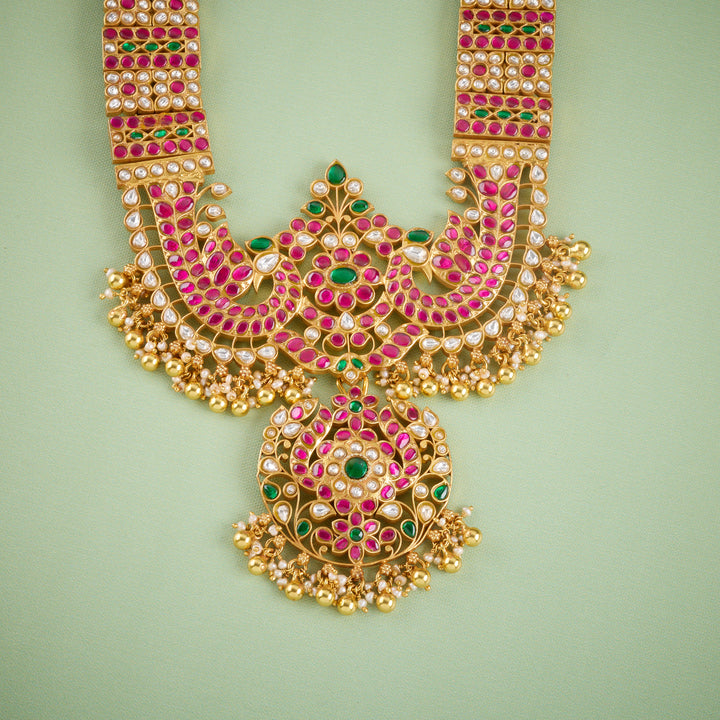 Pankhuri Phool Kundan Necklace