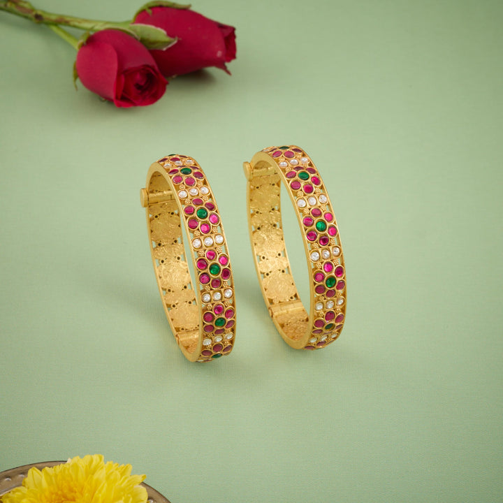 Gulvanthi Kundan Bangles