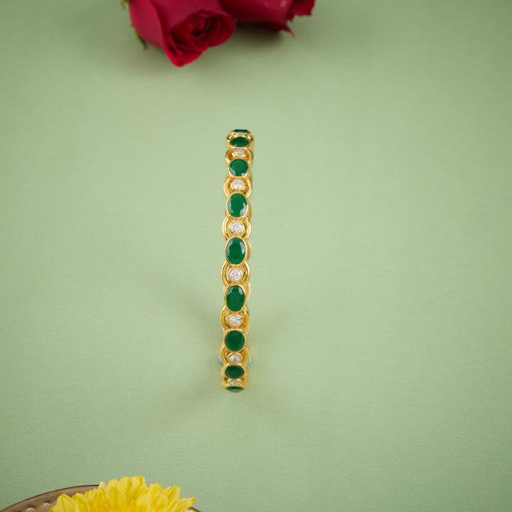 Ovalmera Stone Bangles