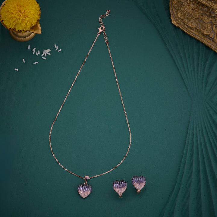 Shades Of Heart Chain Pendant