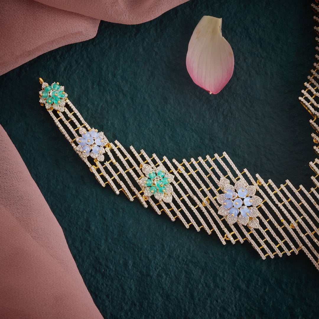 Glamorous CZ Necklace Set