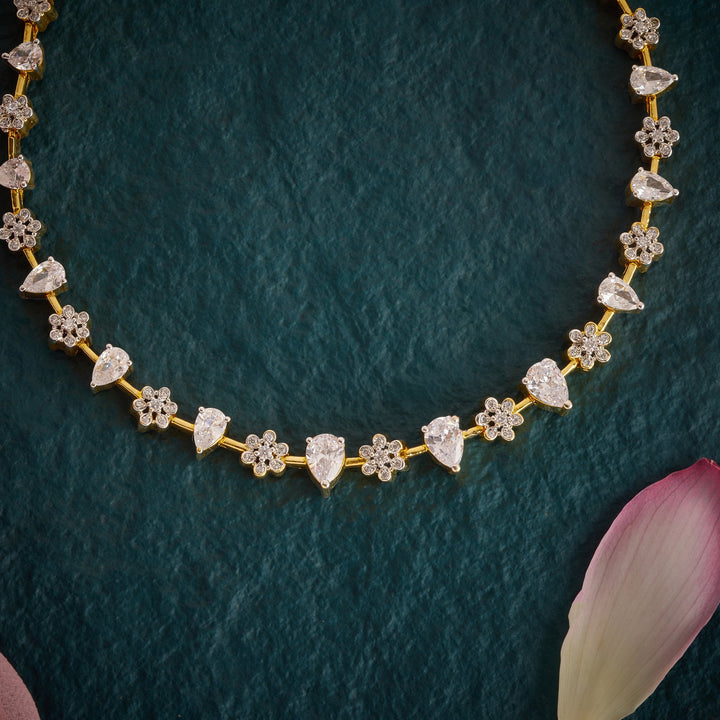 Glitzflora CZ Necklace Set