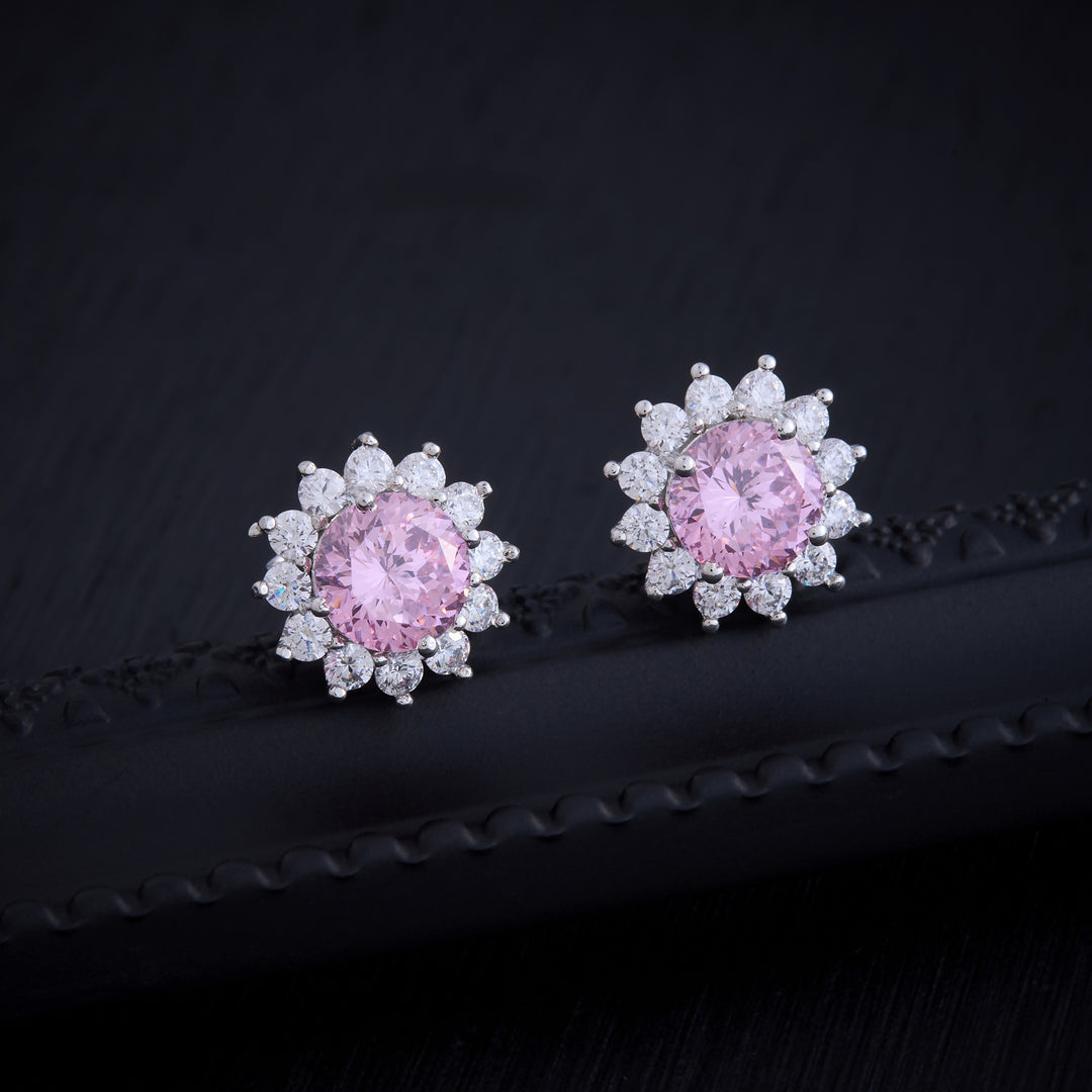 Blushora-Flora Studs