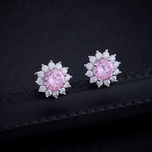 Blushora-Flora Studs