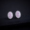 Pinkish-Oval Studs