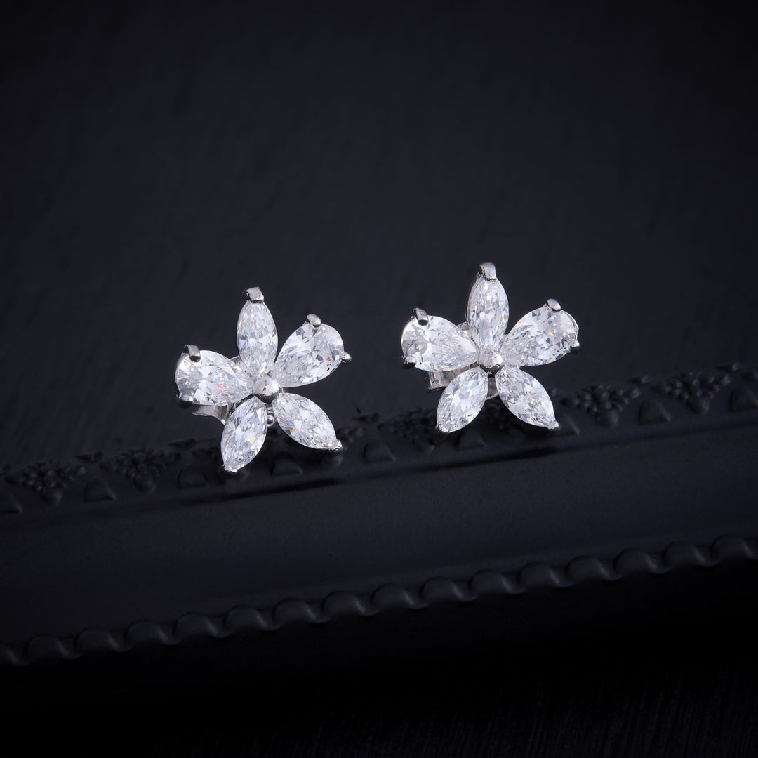 Floral Charm Studs