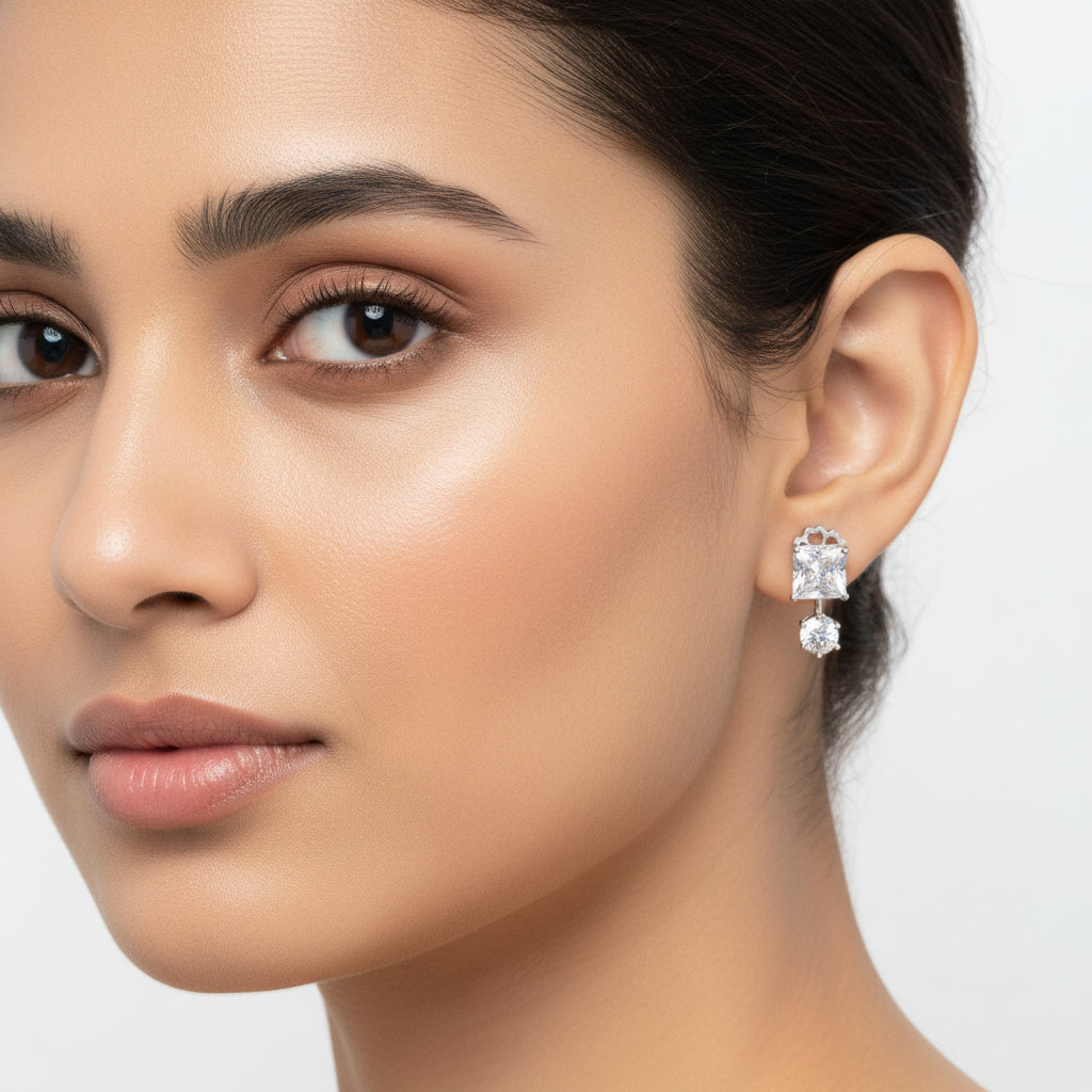 Square Glow Studs