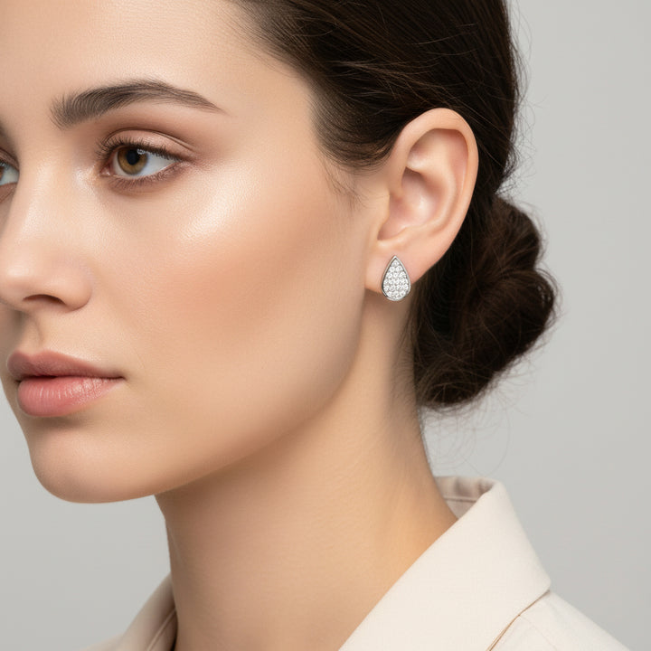 Pear-Glow Studs