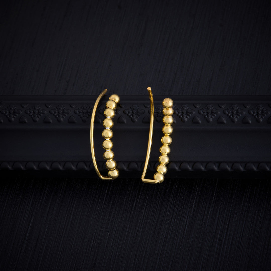 Beaded Charm Ear Cuff