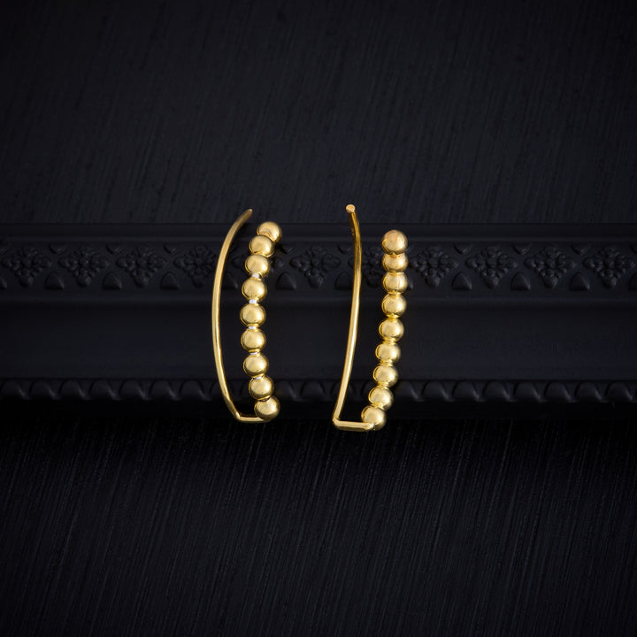 Beaded Charm Ear Cuff