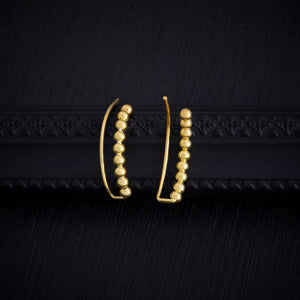 Beaded Charm Ear Cuff