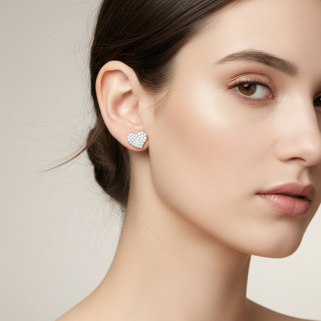 Heart-Glow Studs