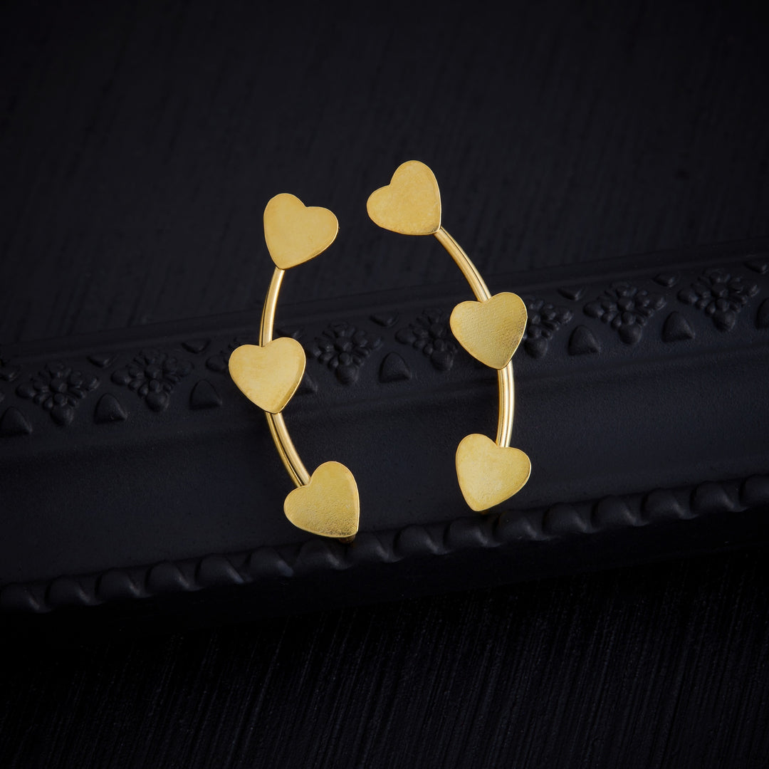 Triple-Heart Ear Cuff
