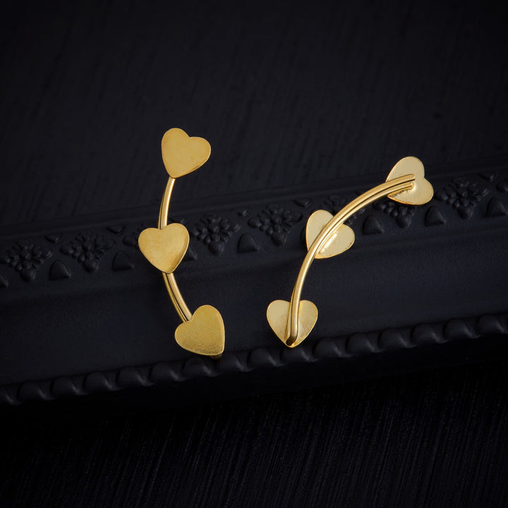 Triple-Heart Ear Cuff