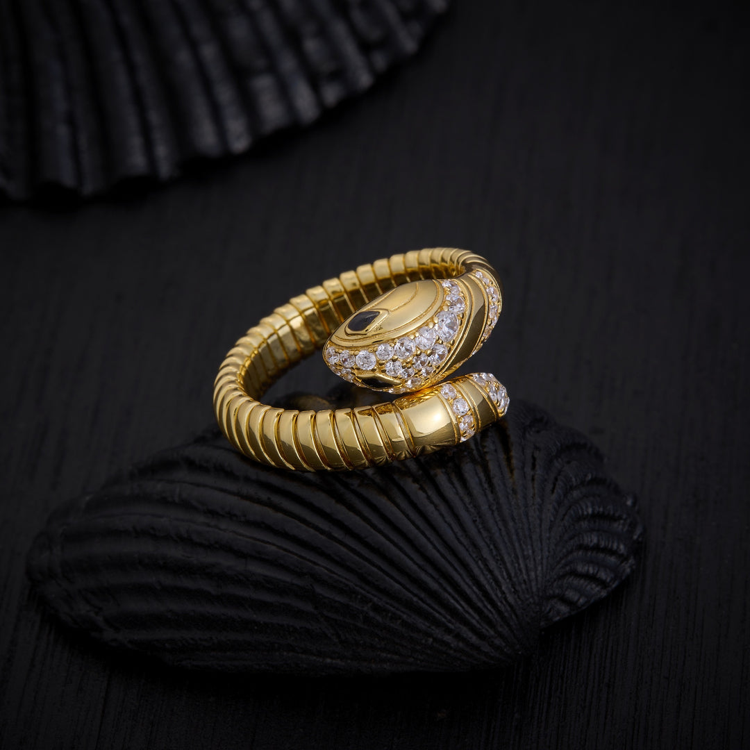 Serpent Crown Ring