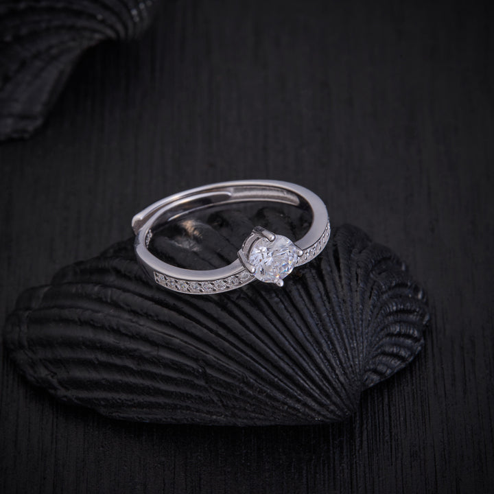 Solitaire Spark Ring