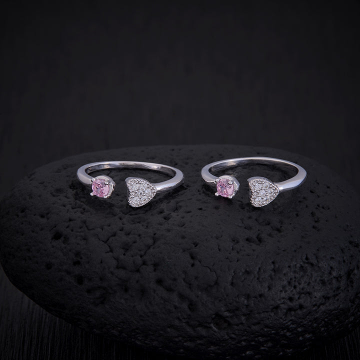 Heart Halo Toe Ring