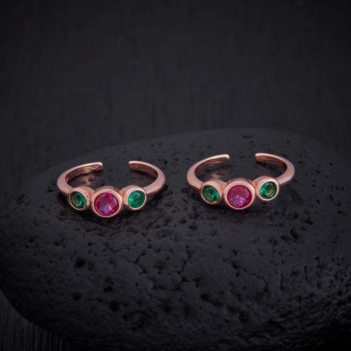 Vivid Band Toe Ring