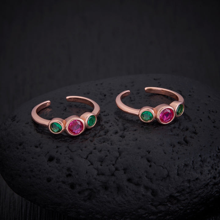 Vivid Band Toe Ring