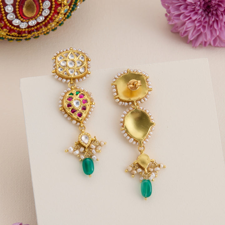 Kanak Phoolanjali Dangle Earrings