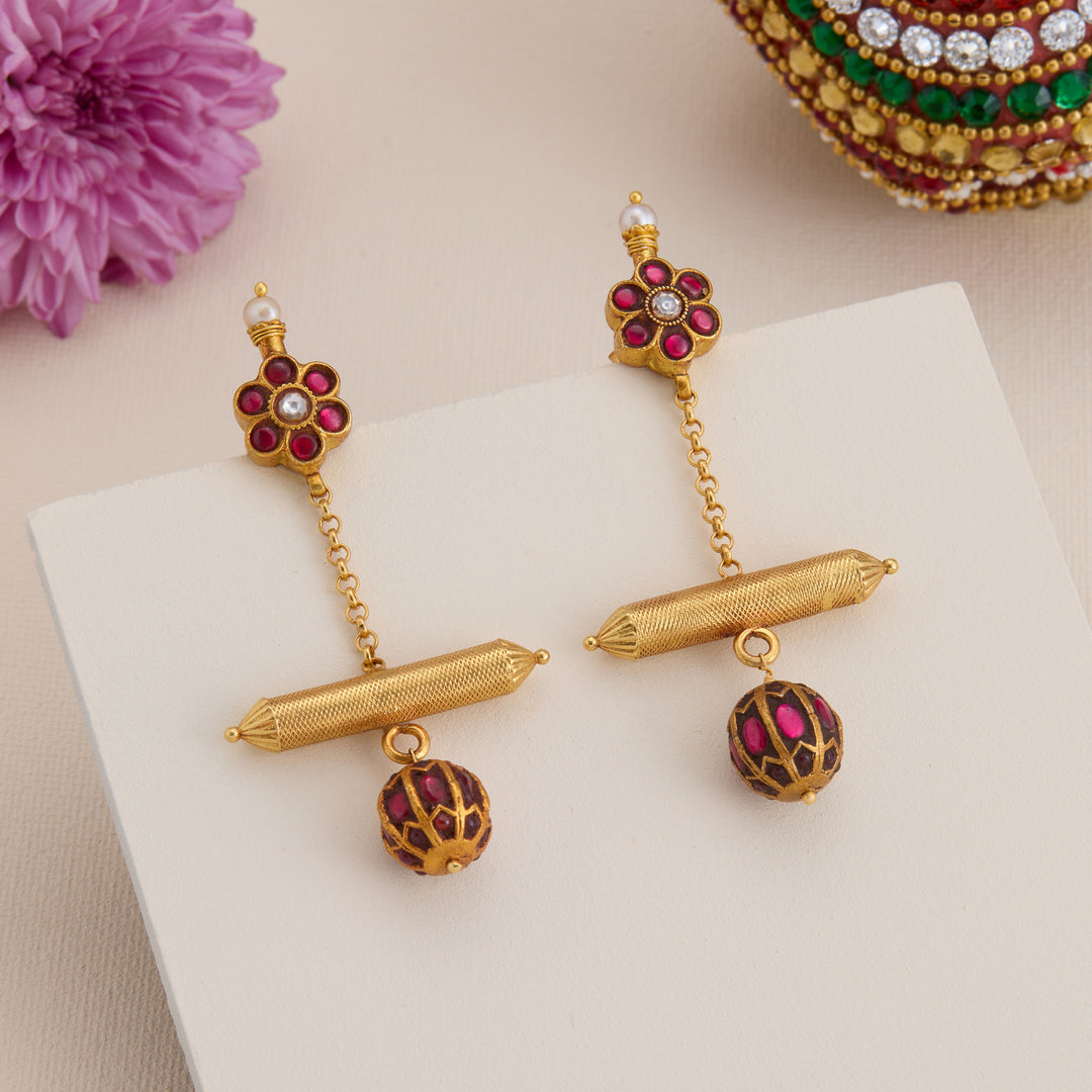 Kundan Bluméa Danglers