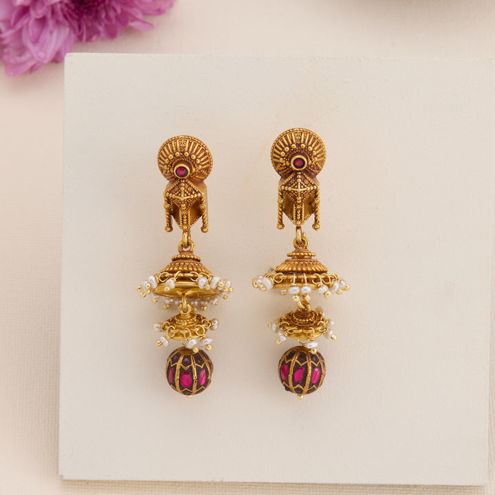 Aurevia Ruby Danglers