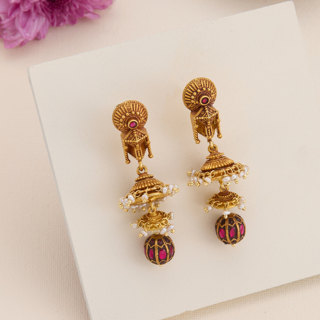 Aurevia Ruby Danglers