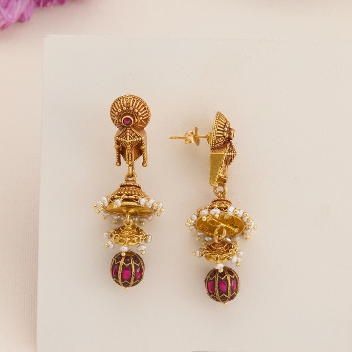 Aurevia Ruby Danglers